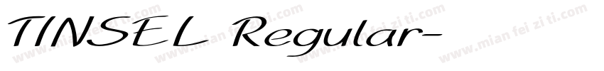 TINSEL Regular字体转换